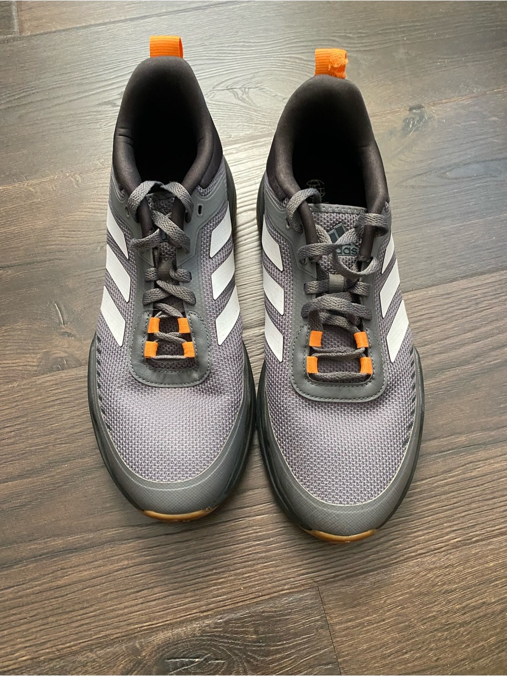 Adidas Trainer V Grey Four/White/Orange Rush Men's Size 11